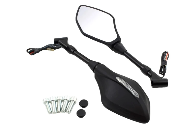 SEFIS Optic mirrors with integrated LED turn signals