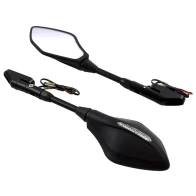 SEFIS Optic supersport mirrors with integrated LED turn signals