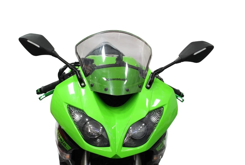 SEFIS Optic supersport mirrors with LED turn signals Kawasaki ZX6R ZX10R 2009-2018 for a motorcycle