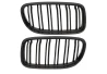 Front grill mask Double-line BMW 3 E90/91 2009-2012 carbon on the car