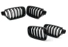 Front grill mask Double-line BMW BMW 3 F30 F31 2012-2018 carbon on the car
