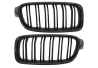 Front grill mask Double-line BMW BMW 3 F30 F31 2012-2018 carbon on the car
