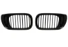 Front grill mask single BMW 3 E46 2001-2006 FACELIFT black on the car