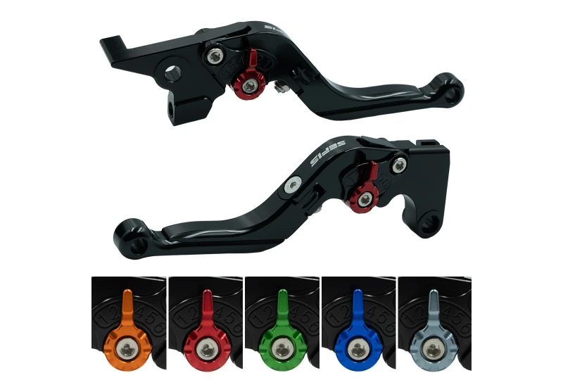SEFIS CNC levers folding and extendable Yamaha for a motorcycle