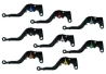 SEFIS CNC levers foldable and extendable Yamaha for a motorcycle
