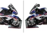 MRA plexi shield clear for BMW S1000RR 2019-2022 for a motorcycle