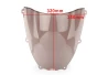 Windscreen smoked Yamaha YZF 600 1994-2007 for a motorcycle