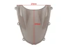 Windshield mild smoke Honda CBR 600RR F5 2005-2006 for a motorcycle