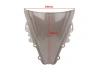 Windshield mild smoke Yamaha YZF-R6 2006-2007 for a motorcycle