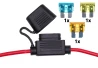 Fuse box for knife fuses  5 15 20 A for the car