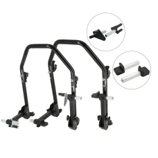 SEFIS D20U foldable mobile motorcycle stand front and rear set Fork / Paddle