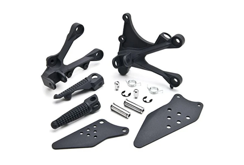 Front bracket and footpegs Kawasaki ZX-6R / ZX636 2005-2008