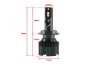 R8 LED FLASHBULBS H7 70W PAIR white for the car