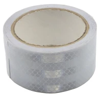 Reflective adhesive tape - white 50mm x 5m