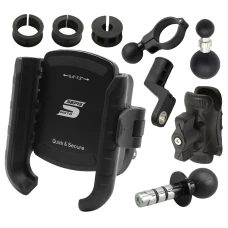 SEFIS RW + phone holder with anti-shock adapter - into the steering neck