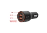 SEFIS fast car charger 2x USB-A QC 3.0 36W 2.4A 5V for the car