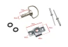 SEFIS D-Ring quick-release screw 17mm set 10pcs for a motorcycle