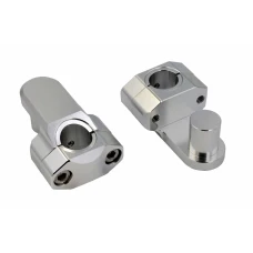 SEFIS Adventure 50 handlebar riser 22/22 and 22/28,6 mm silver