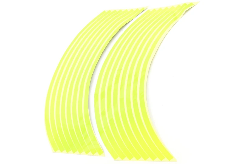 SEFIS wheel stripes for motorcycles -Gloss - fluo green