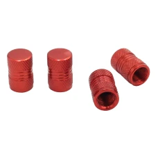 SEFIS valve caps car red