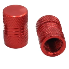 SEFIS valve caps for motorbike red