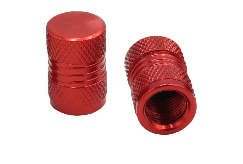 SEFIS valve caps for motorbike red