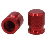 SEFIS CNC valve caps for motorbike red