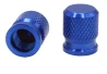 SEFIS CNC valve caps for motorbike blue