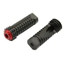 SEFIS CNC Race footpegs red