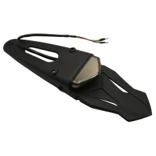 SEFIS enduro license plate holder with backlight