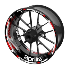 SEFIS one-piece wheel decals Aprilia Tuono V4 - black-grey SEFIS one-piece wheel decals Aprilia Tuono V4 - black-grey