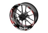 SEFIS one-piece wheel decals Aprilia Tuono V4 - black-grey