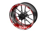 SEFIS one-piece wheel decals Aprilia Tuono V4 grey-black