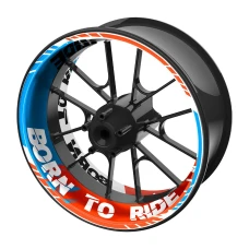 SEFIS one-piece wheel decals BORN TO RIDE SEFIS one-piece wheel decals BORN TO RIDE