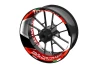 SEFIS one-piece wheel decals DUCATI Multistrada 1200S Pikes Peak black