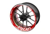 SEFIS one-piece wheel decals DUCATI