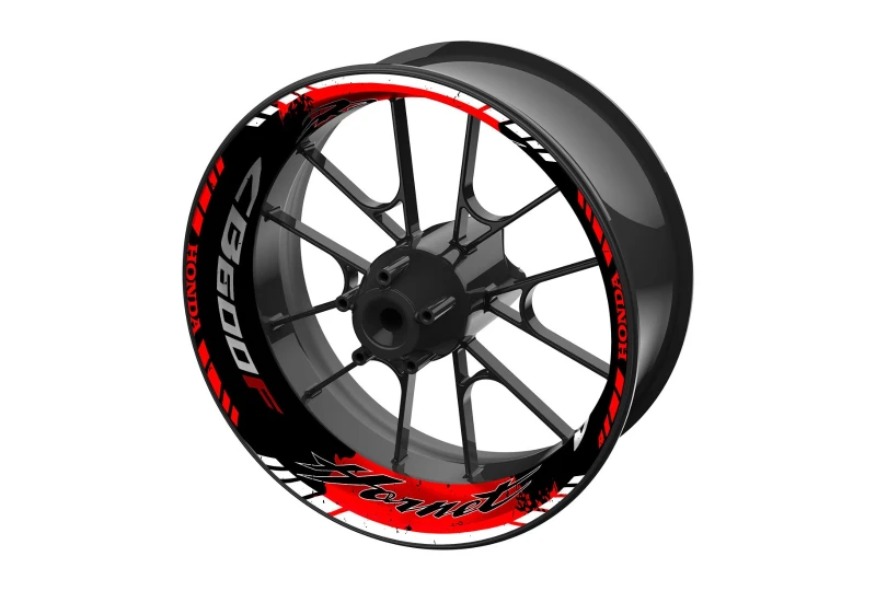 SEFIS one-piece wheel decals HONDA CB600F