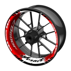 SEFIS one-piece wheel decals HONDA CB600F