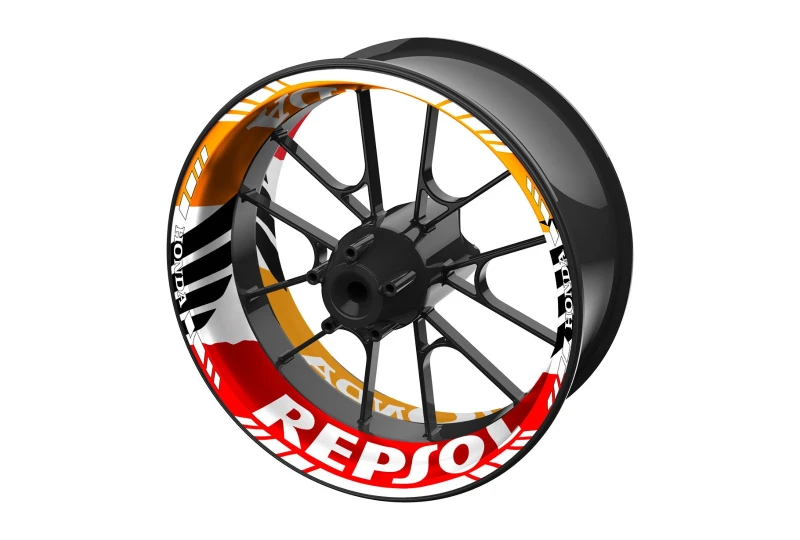 SEFIS one-piece wheel decals HONDA REPSOL