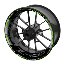 SEFIS one-piece wheel decals KAWASAKI Z400 SEFIS one-piece wheel decals KAWASAKI Z400