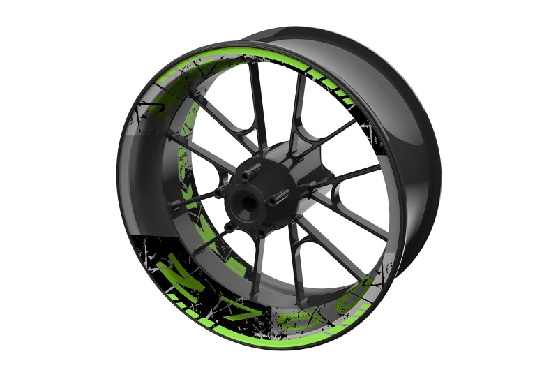 SEFIS one-piece wheel decals KAWASAKI Z750