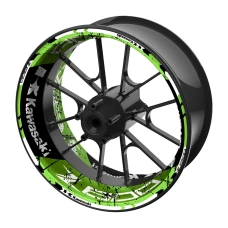 SEFIS jednodílné polepy na kola KAWASAKI Z800 tmavě zelená SEFIS jednodílné polepy na kola KAWASAKI Z800 tmavě zelená