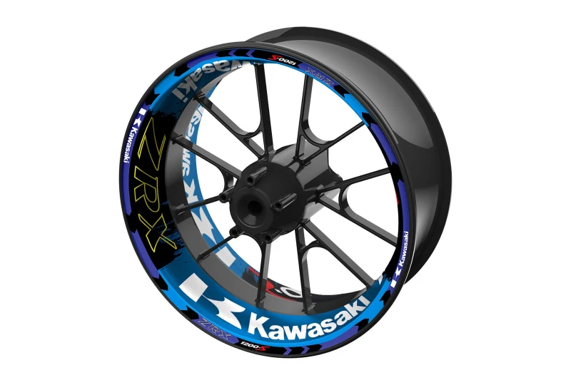 SEFIS one-piece wheel decals KAWASAKI ZRX