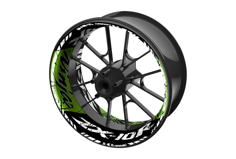 SEFIS one-piece wheel decals KAWASAKI ZX-10R