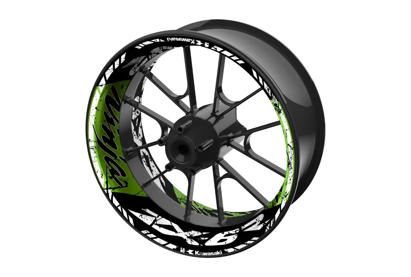 SEFIS one-piece wheel decals KAWASAKI ZX-6R