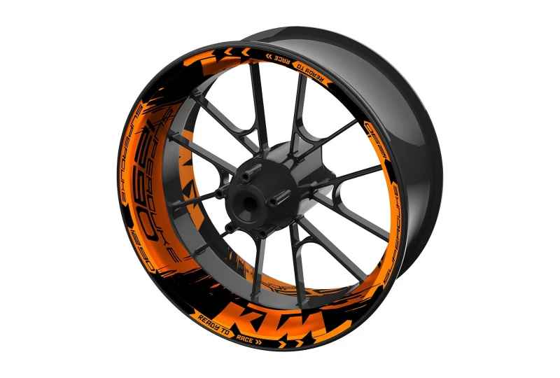 SEFIS one-piece wheel decals KTM 1290 SUPERDUKE