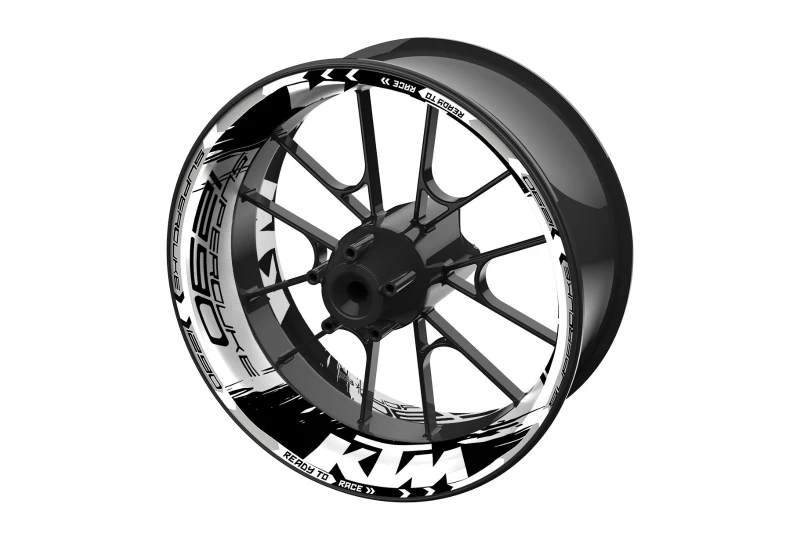 SEFIS one-piece wheel decals KTM 1290 SUPERDUKE