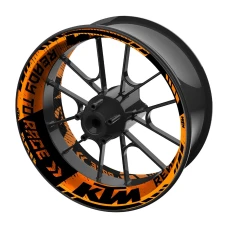 SEFIS one-piece wheel decals KTM READY TO RACE