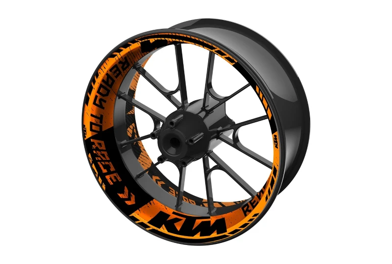 SEFIS one-piece wheel decals KTM READY TO RACE