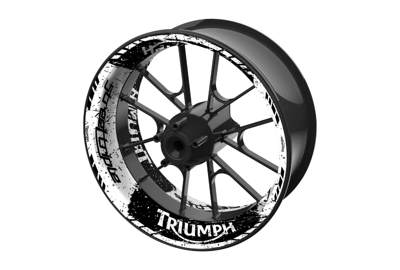 SEFIS one-piece wheel decals TRIUMPH Street Triple